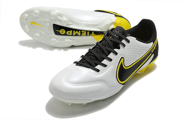 Nike Tiempo Legend 9 Elite FG || (White Yellow black)