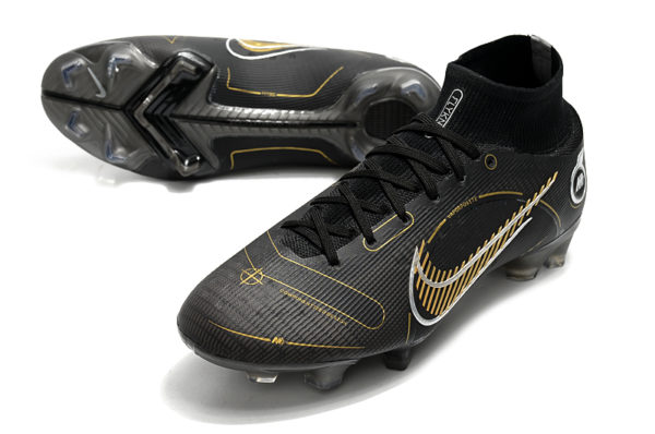 Nike Mercurial Superfly 8 Elite FG || (Black and Gold)