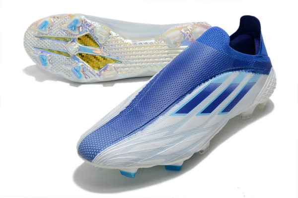 Adidas X Speedflow + FG || (White Blue)
