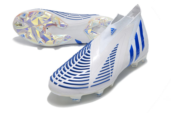 Adidas Predator Edge + || (White Blue)