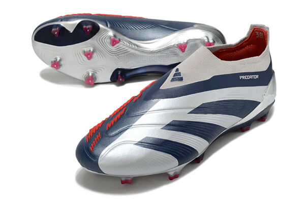 Adidas Predator Elite Laceless FG || (Blue/Grey/Red)
